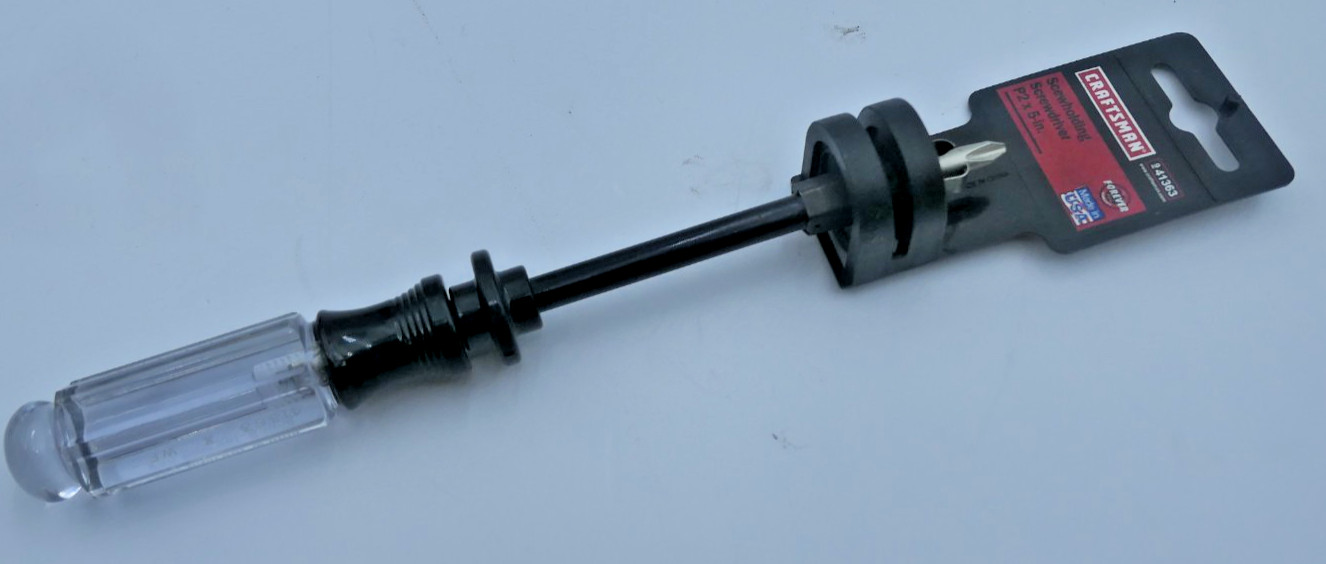 Sears Craftsman USA Nos Screw holding Screwdriver 41363 Long Phillips P2x5”