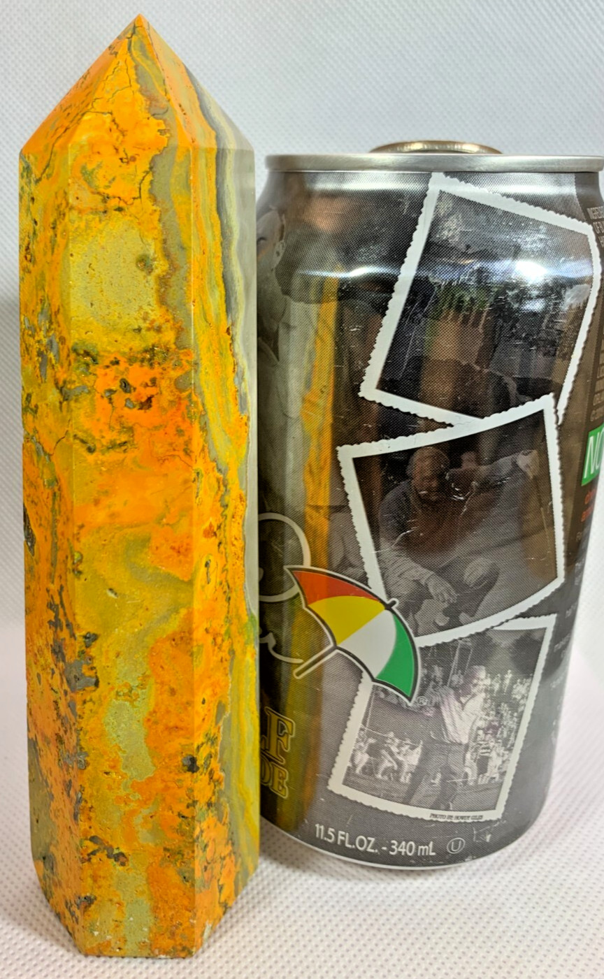 BUMBLEBEE JASPER TOWER -VIBRANT YELLOW AND INTERWOVEN BLACK AND GREY - 5.5\