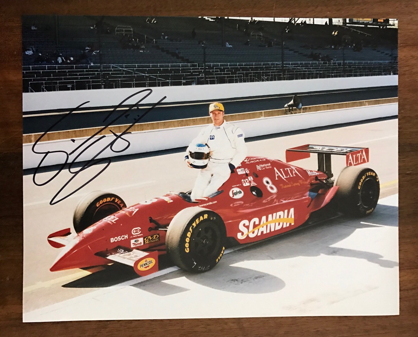 Vincenzo Sospiri Signed Indy 500 Indianapolis 8 X 10 Photo Autographed Vincenzo Sospiri Signed Indy 500 Indianapolis 8 X 10 Photo Autographed