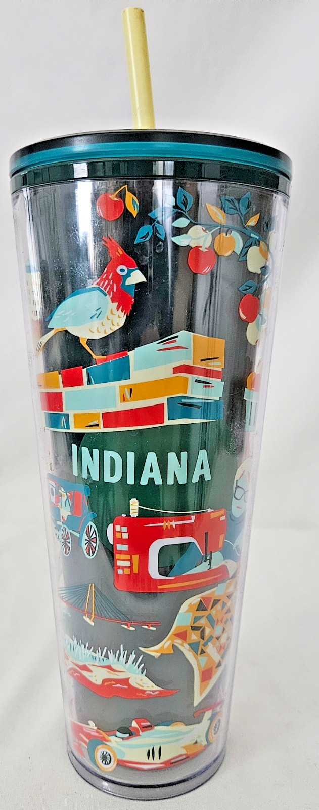 Starbucks Discovery Series INDIANA - Venti 24oz Cold Cup Tumbler