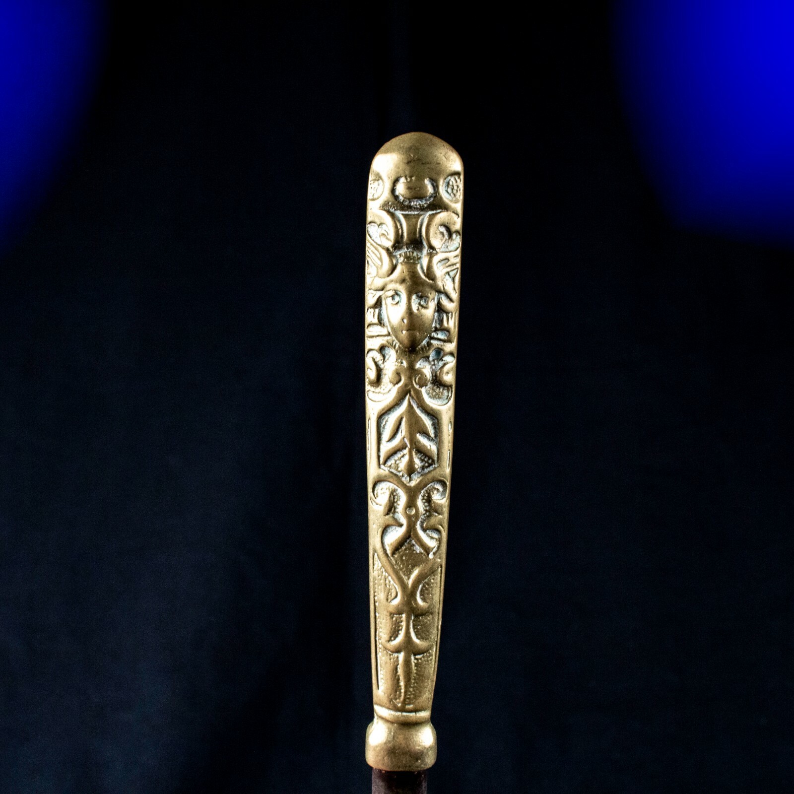 ANTIQUE 1914\'s Brass Figurine Letter Opener Size 9.5\
