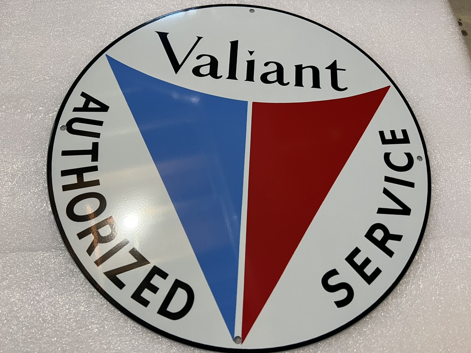 Valiant Dealer Service Heavy Steel Sign Vintage Style Valiant Dealer Service Heavy Steel Sign Vintage Style