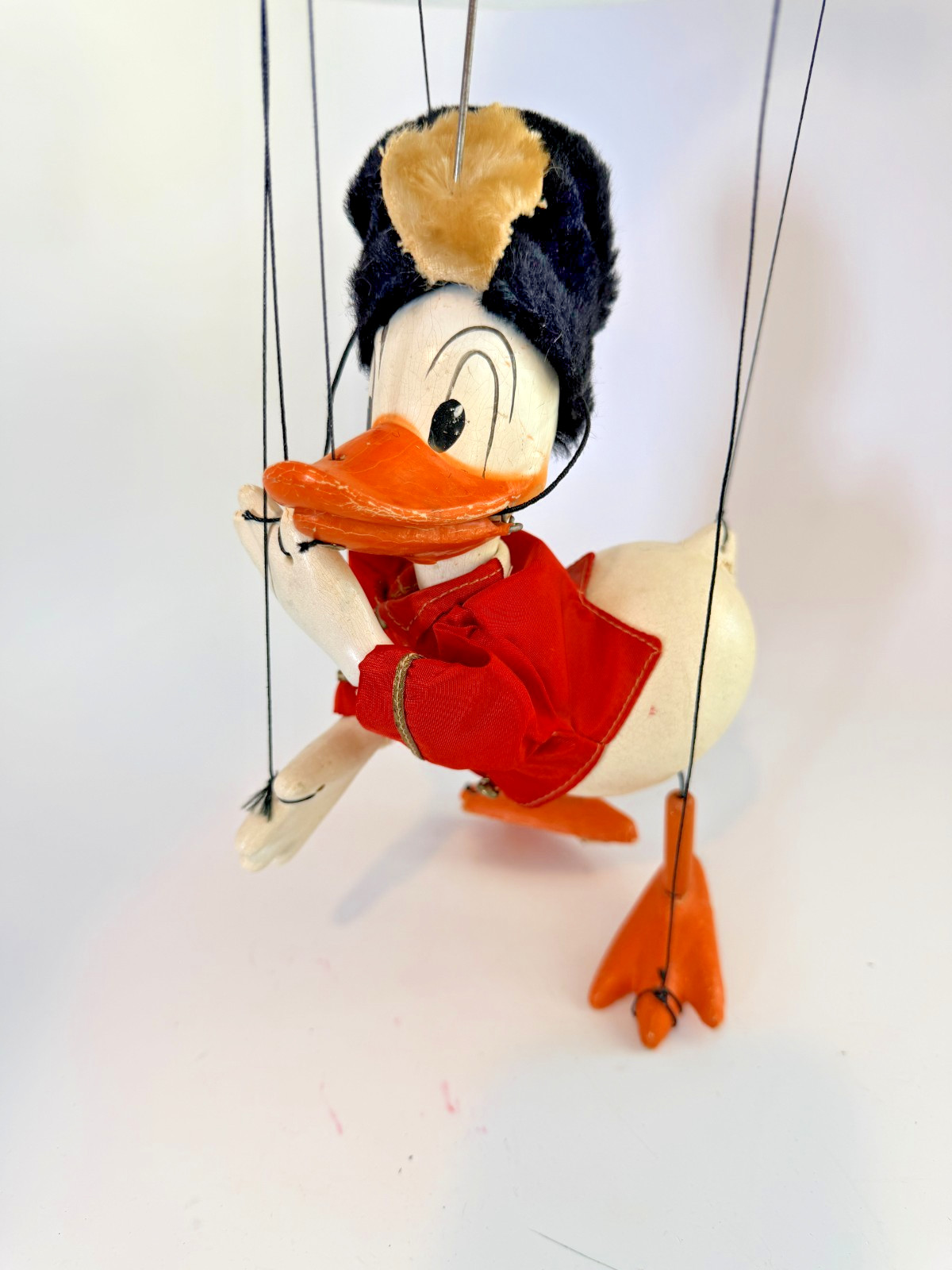 Vintage Rare Donald Duck Bandleader Madame Alexander Marionette Puppet 1930s/40s