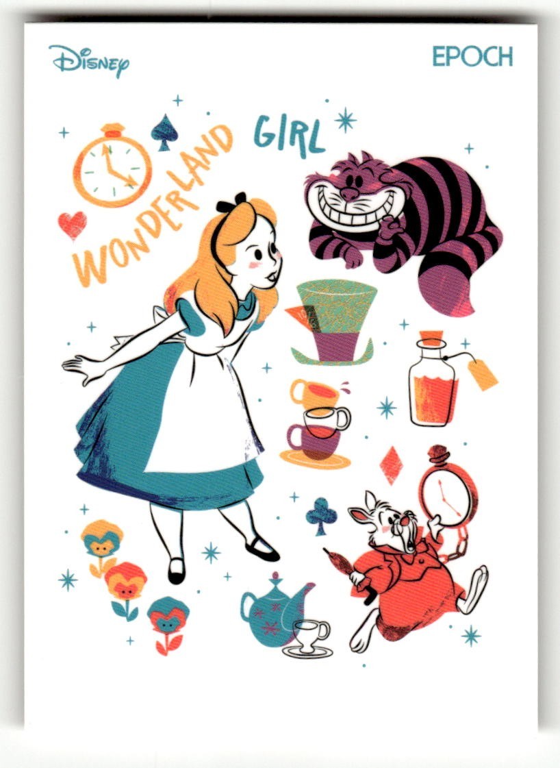 2024 Epoch Disney Alice in Wonderland Alice Wonderland Girl #16 Trading Card