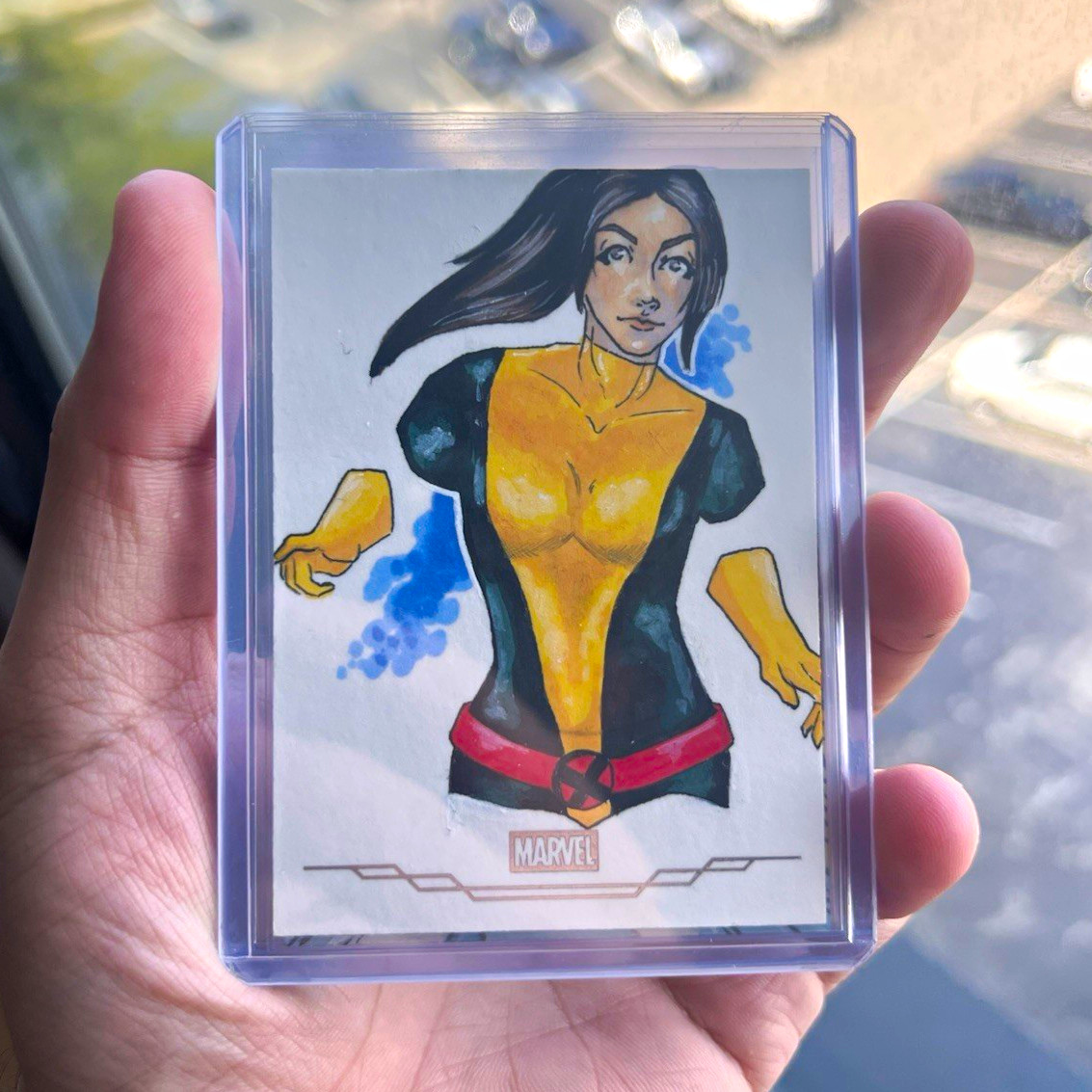 2026 Topps Chrome Marvel Kitty Pryde Sketch 1/1 Fresa