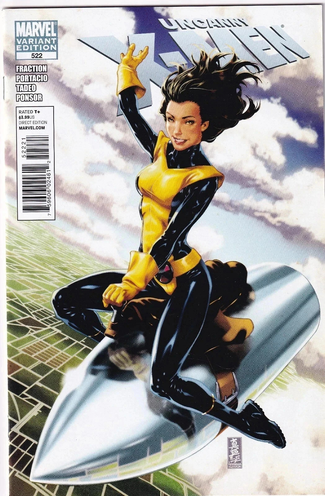 Marvel Uncanny X-Men Kitty Pryde #522 Mark Brooks 1:25 Variant M/NM
