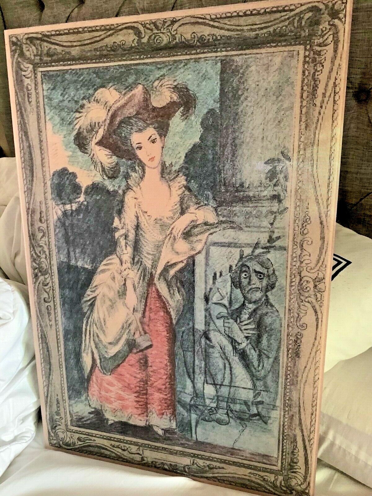 First Concept Art Pitch for Haunted Mansion Changing Portraits Disneyland 50th