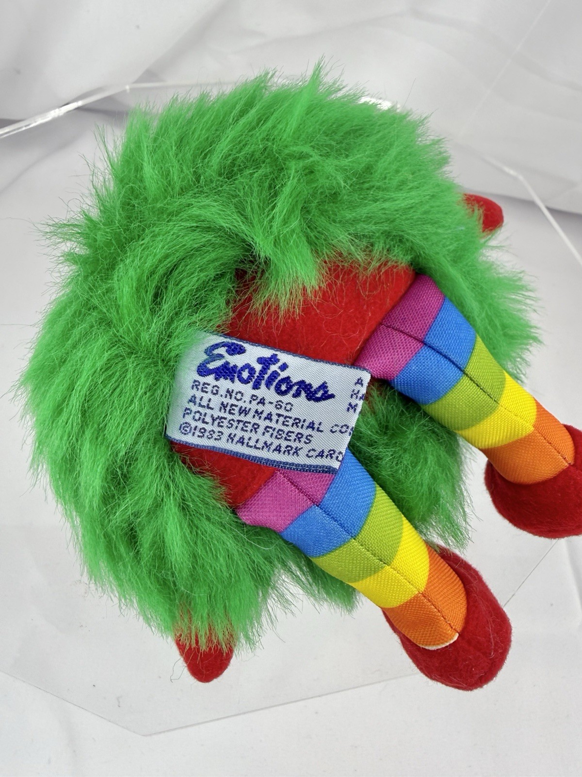 Vtg 1st Ed Mattel Hallmark 1983 Rainbow Brite SPRITE LUCKY Green Plush 7” Toy