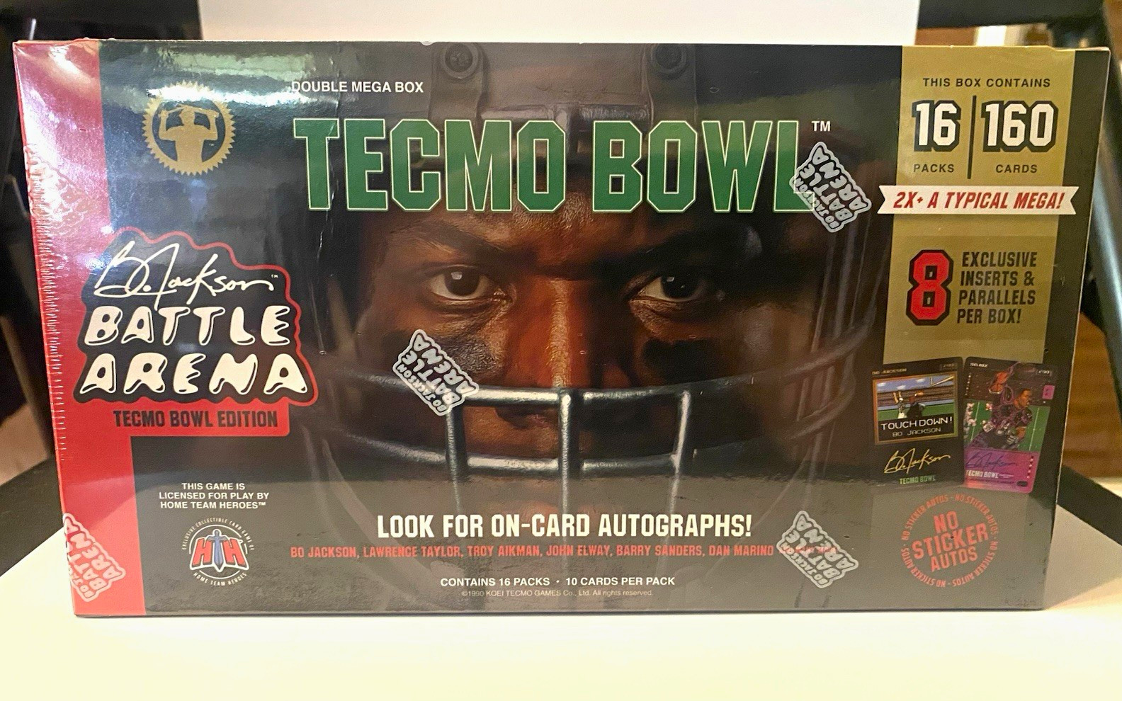 2026 Bo Jackson Battle Arena Tecmo Bowl Edition Double Mega Box New Sealed