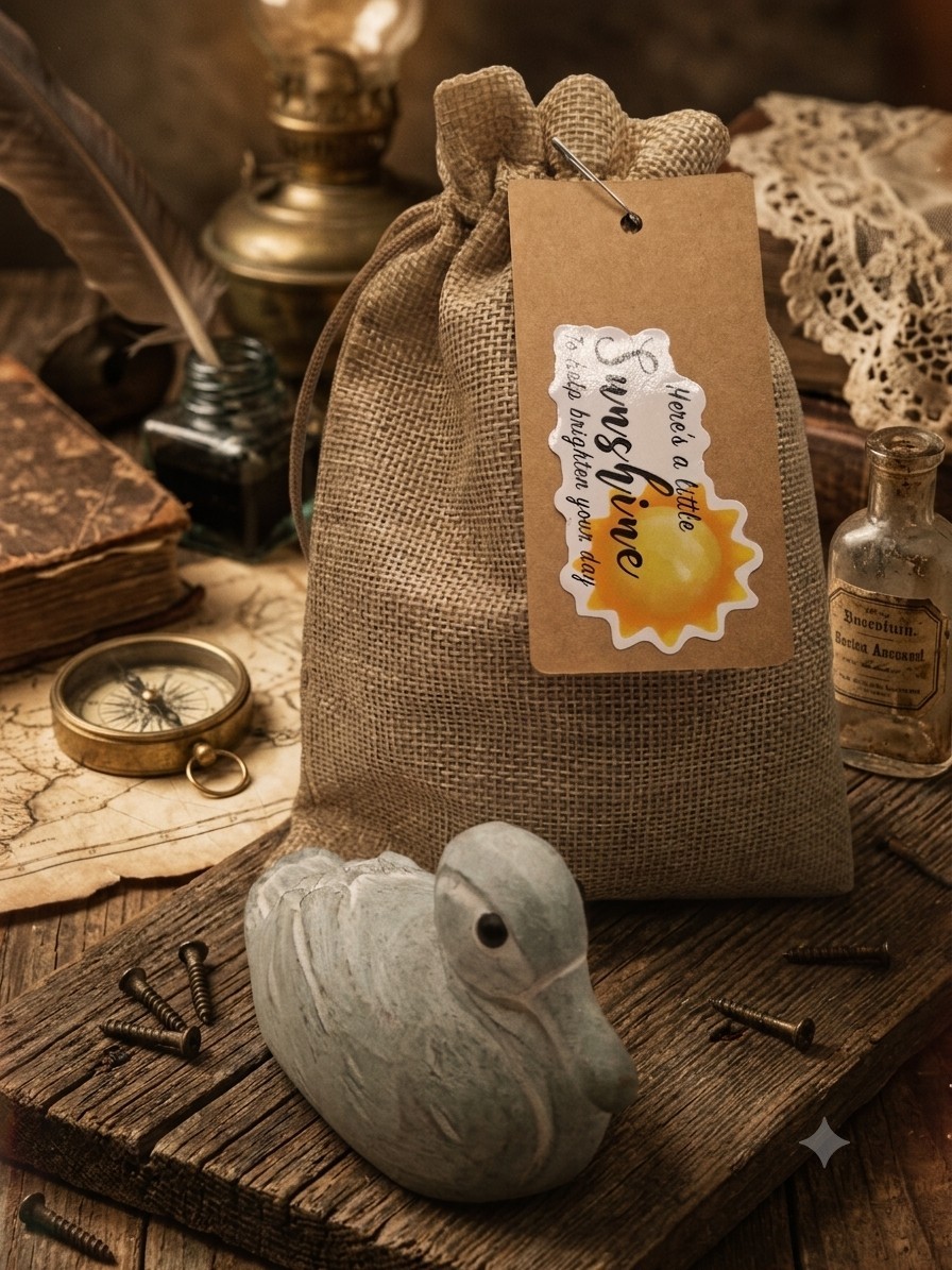 Isabel Bloom + Gift Bag Burlap 