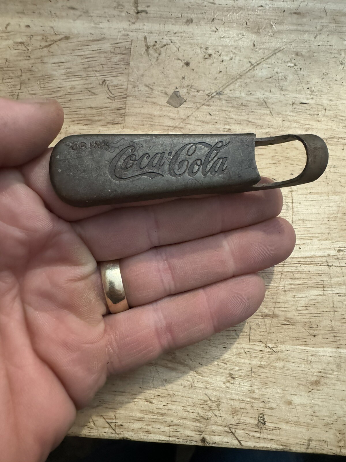 Coca Cola Bottle Opener Coke METAL Patina Soda Beer Gift Pepsi Collector BLEMISH
