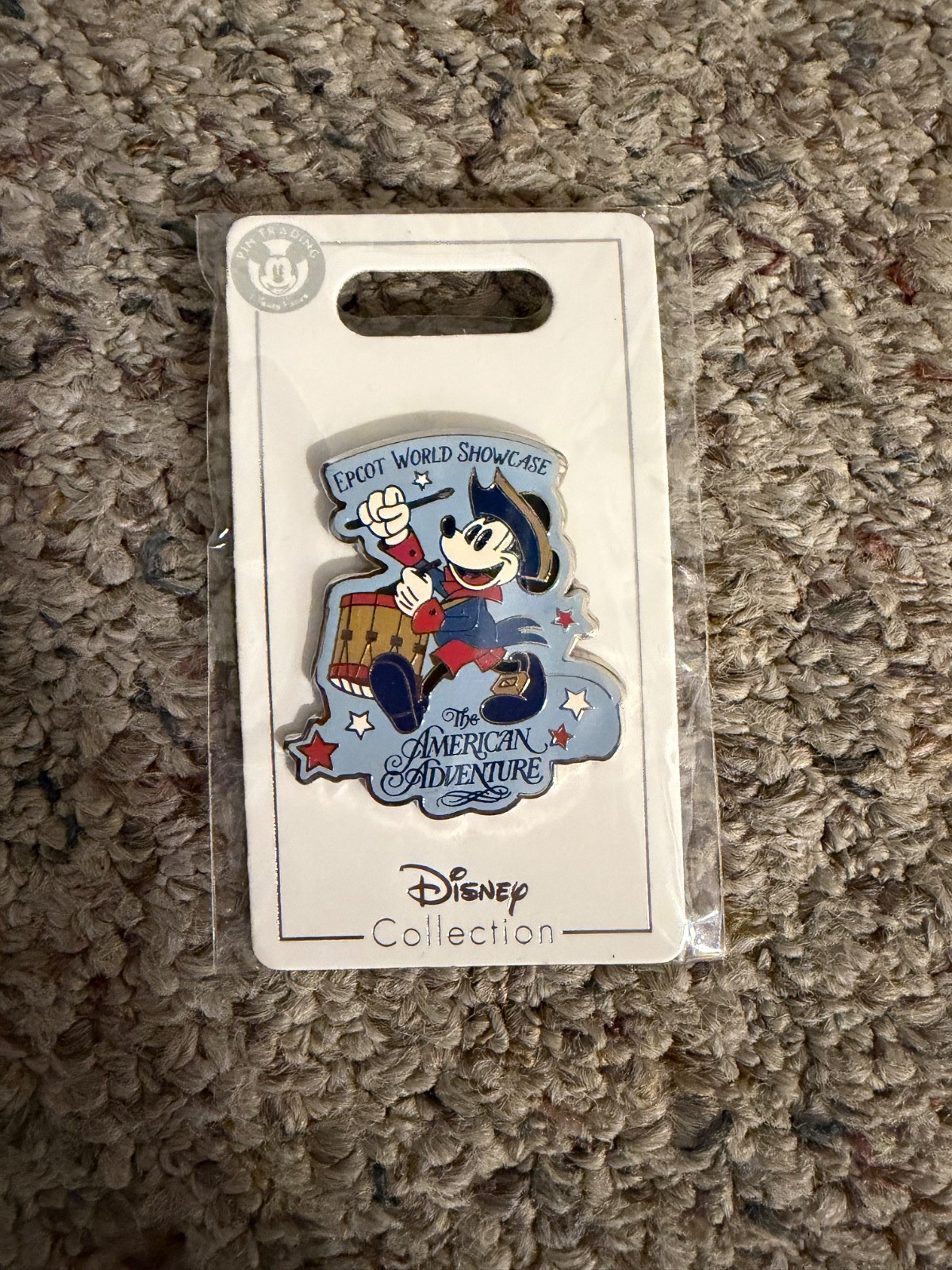 Disney Parks WDW Epcot World Showcase The American Adventure Mickey Mouse Pin