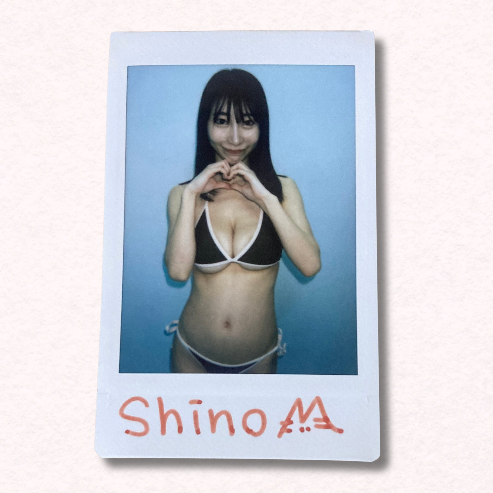 Mayu Shino Cheki Instax Polaroid Photo Autographed Signed Mayu Shino Cheki Instax Polaroid Photo Autographed Signed