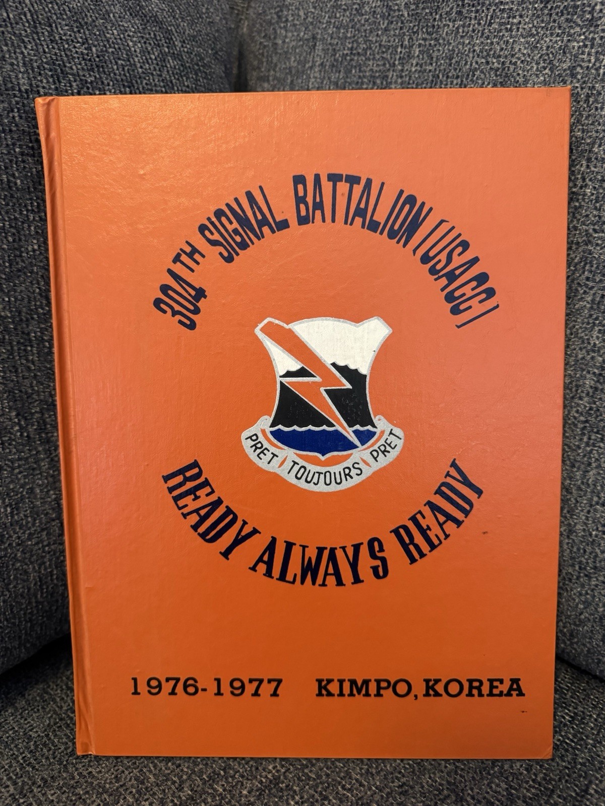 304th Signal Battalion 1976-1977 Korea Deployment (USACC) Book. Very Fine.