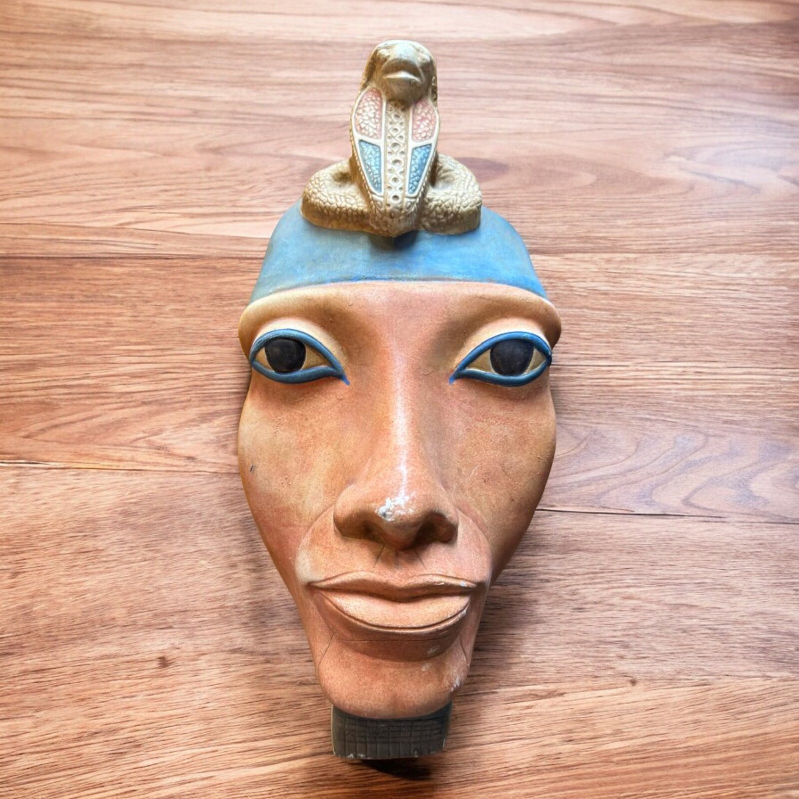 Rare Ancient Egyptian Antiquities King Akhenaten Mask Unique Statue Egyptian BC