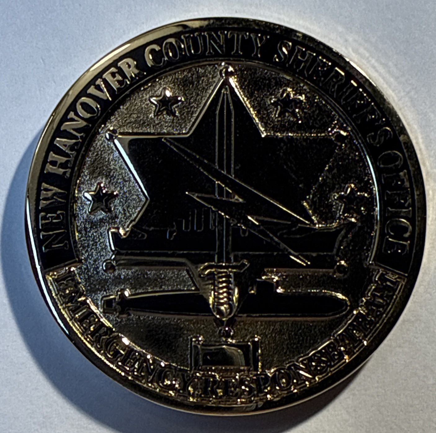 New Hanover County North Carolina Emergency Response Team Challenge Coin