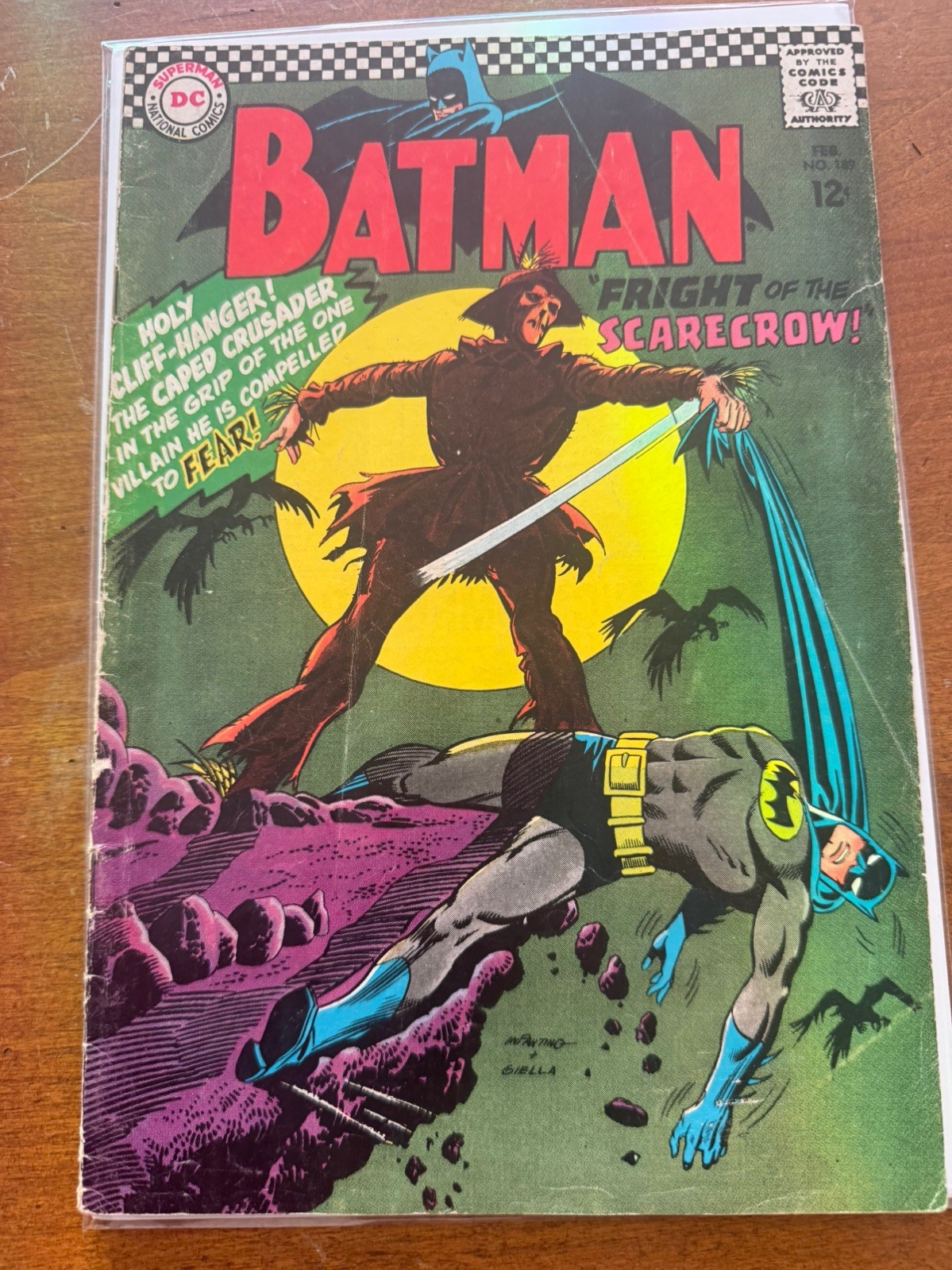 Batman #189 1967 1st Scarecrow SEND OFFER SEE PICTURES FOR CONDITION