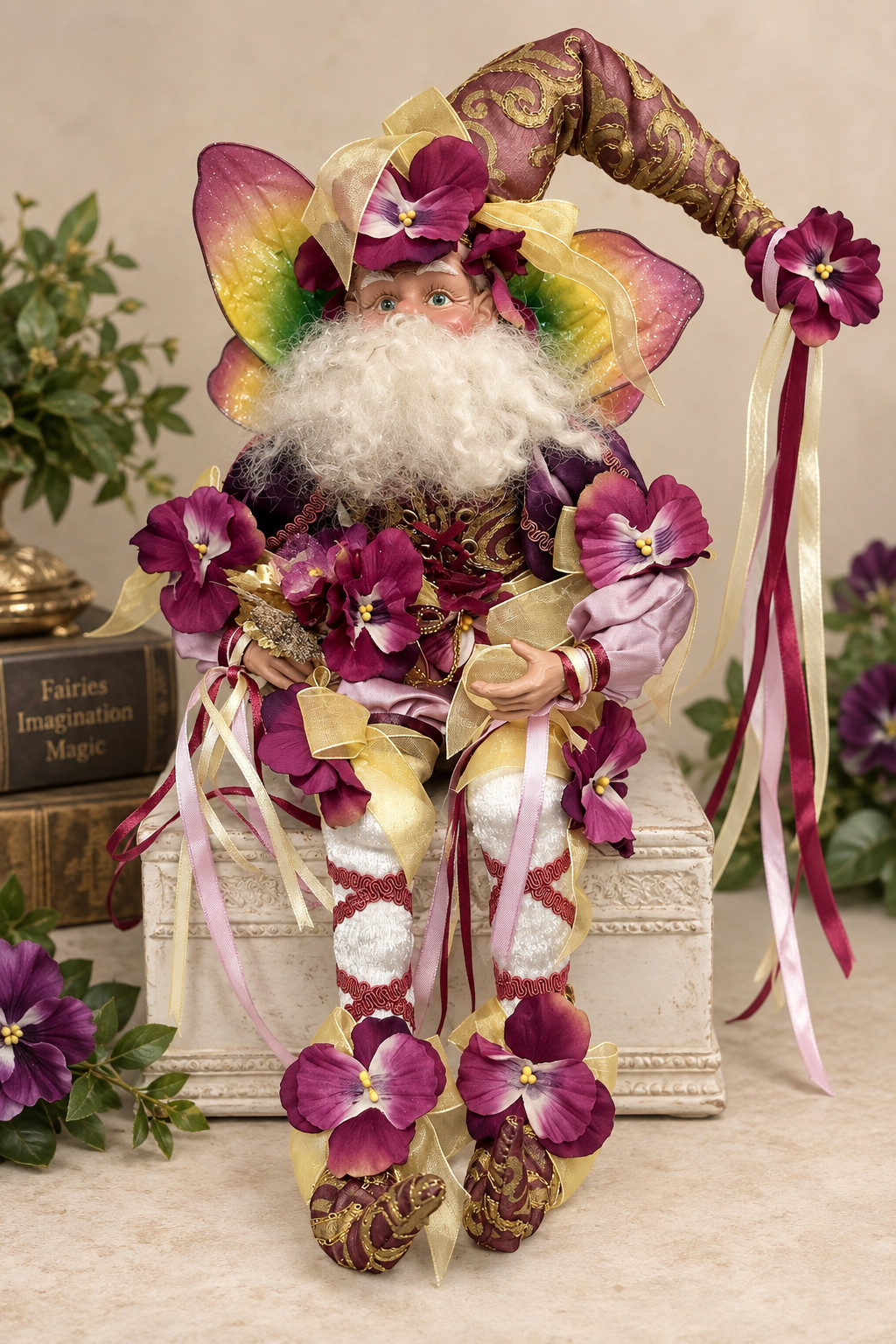 Mark Roberts Pansy Fairy 51-46116 2003 Limited Edition #90/1500 15” Rare