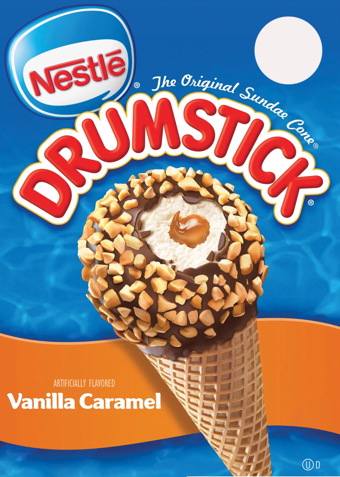 Drumstick Vanilla Caramel Ice Cream Truck Sticker, Sticker 5\