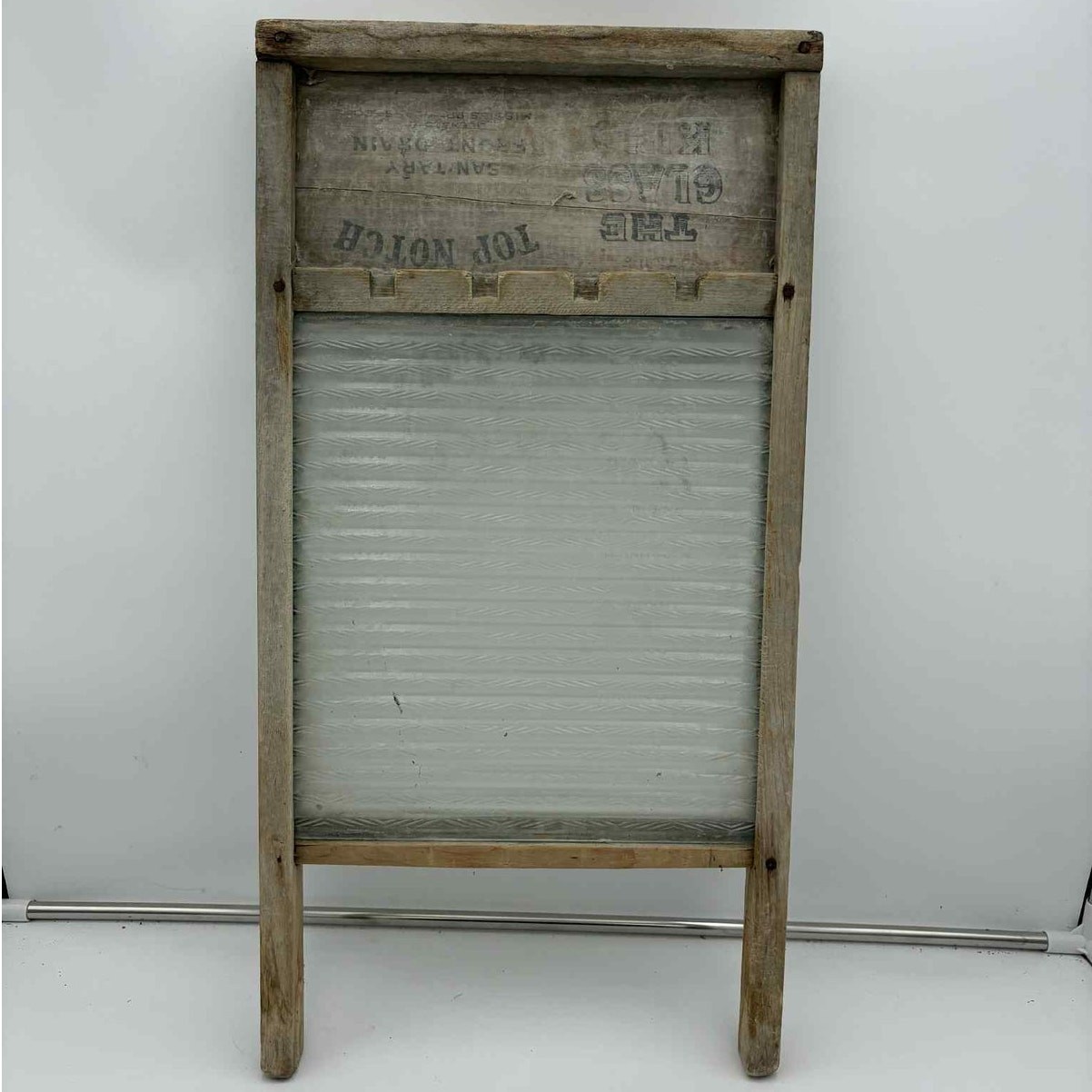 Vtg National Washboard Co #860 Washboard Wood Frame/Glass Scrubbing Surface Vtg National Washboard Co #860 Washboard Wood Frame/Glass Scrubbing Surface