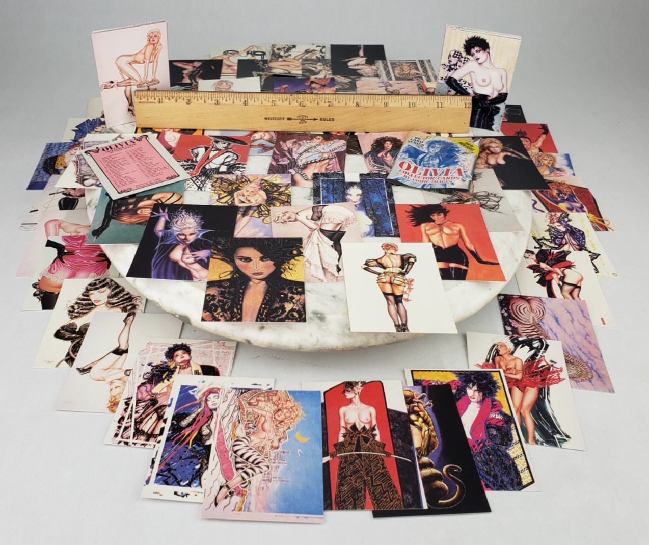 Olivia Collector 1992 Complete  Set90x Cards - Comic Images Vinatge