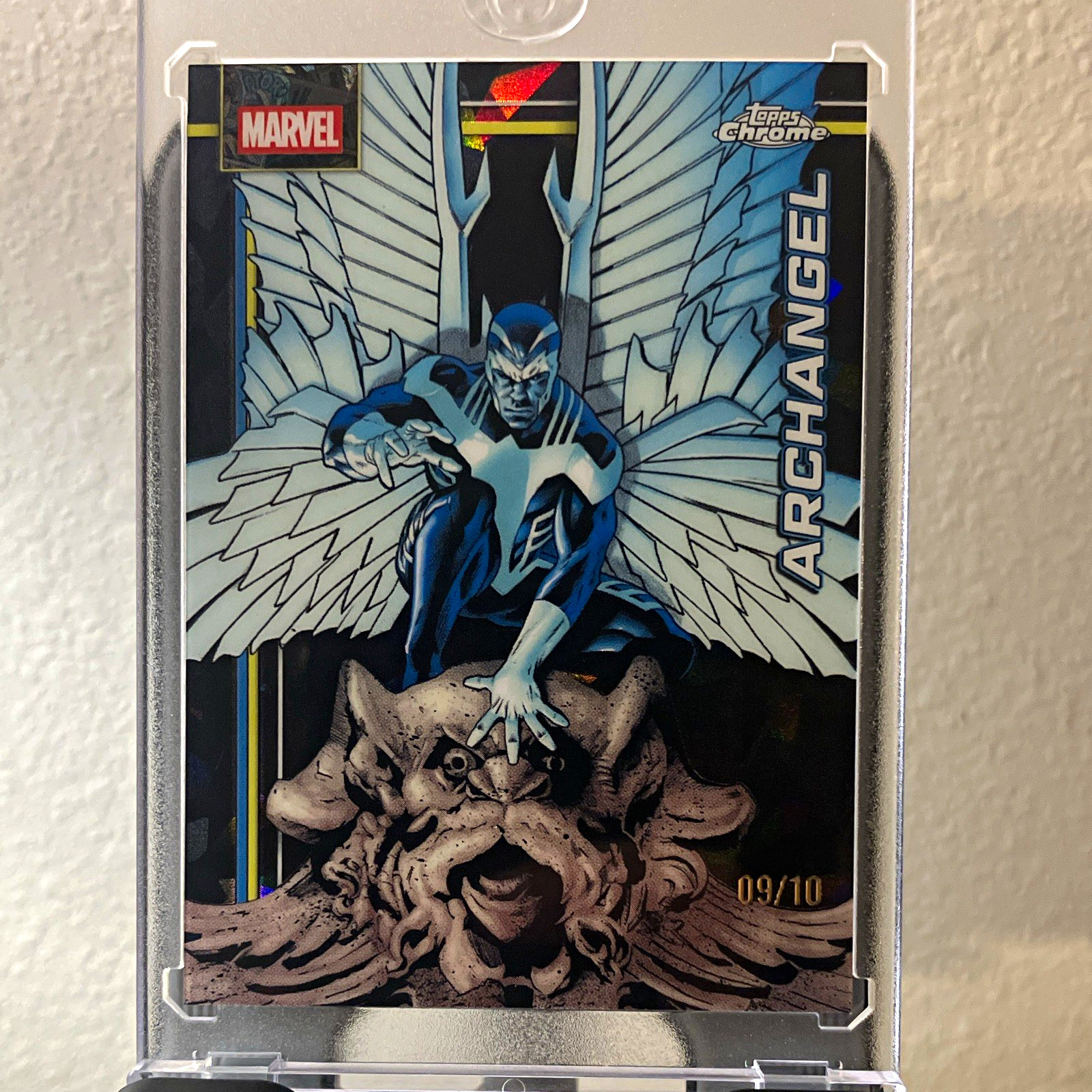 Topps 2026 Topps Chrome Marvel Sapphire Archangel #105 Serial Numbered 09/10