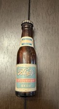 Vintage Blatz Pilsener Beer Mini Bottle Paper Label & Cap Milwaukee picture