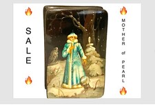 🔥LOOK🔥MOP 1899 Vasnetsov Snow-maiden Russian lacquer Box FEDOSKINO SEROV picture