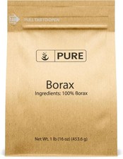 Borax (1 Lb), Multipurpose Cleaning Natural Agent, Ideal Slime Ingredient picture
