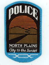OREGON OR NORTH PLAINS POLICE NICE SHOULDER PATCH SHERIFF MINOR CREASE picture