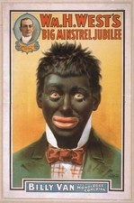 Photo:Wm. H. West's Big Minstrel Jubilee Billy Van Poster c1900 picture