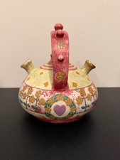 Antique Amphora Art Nouveau Double Spout Ewer Teplitz Austria RStK Pottery 754 picture