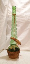 Vintage Italian Green Glass Bessi Chionti Wine Bottle. picture