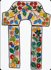 Handmade Ojibwe Beaded Yoke Collar Native American Powwow Regalia Women YK521 picture