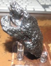 210 gm . CAMPO DEL CIELO METEORITE .46+ LBS  AA GRADE STAND picture