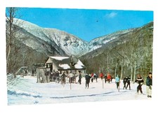 STOWE VERMONT VT~Mt Mount Mansfield Ski Area~T Bar Lift Station~1963 Postcard picture