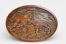 Relief Carved Panel, Mother and Children,19th Century picture