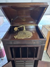 Early 1900s Columbia Grafonola phonograph picture