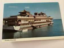 Honolulu HI-Hawaii, Oceania, Floating Restaurant Postcard picture