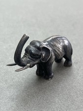 Vintage Topazio Silver Elephant Figurine picture