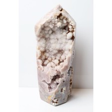 Pink Amethyst Druzy Quartz Tower, Large 8.25 Inch Crystal picture