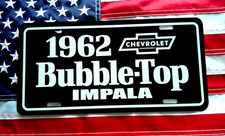 1962 Chevy Bubble Top Impala license plate tag '62 Chevrolet picture