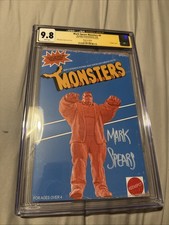 Mark Spears Monsters #9 CGC 9.8 JSA Signed Mark Spears MegaCon Edition Musclemen picture