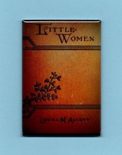 LOUISA MAY ALCOTT *2X3 FRIDGE MAGNET* AUTHOR LITTLE WOMEN NOVELIST FEMNIST BOOK picture