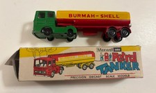 Maxwell India Burmah Shell Tanker - ALL METAL - Boxed ... For Parts/Repair picture