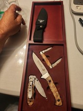 Winchester 2006 Limited Edition 3-Pc Pocketknife Set Wood Handles New In Box picture