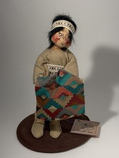 Vintage Annalee Native American Thanksgiving Doll w Tags 10” 3170 NH Made In USA picture