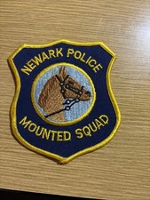 Newark New Jersey Police Mounted Squad Patch Historical Memoribilia picture