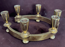 Vintage Dirilyte_Dirigold Brass Candle Holders picture