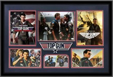 Val Kilmer Autographed Top Gun Deluxe Framed Collage - JSA picture
